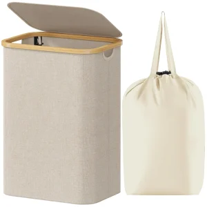 Clothes Hampers with Lid and Removable Bag